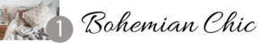 Bohemian chic dorm bedding ideas sectionheader with image of pillows and blankets.